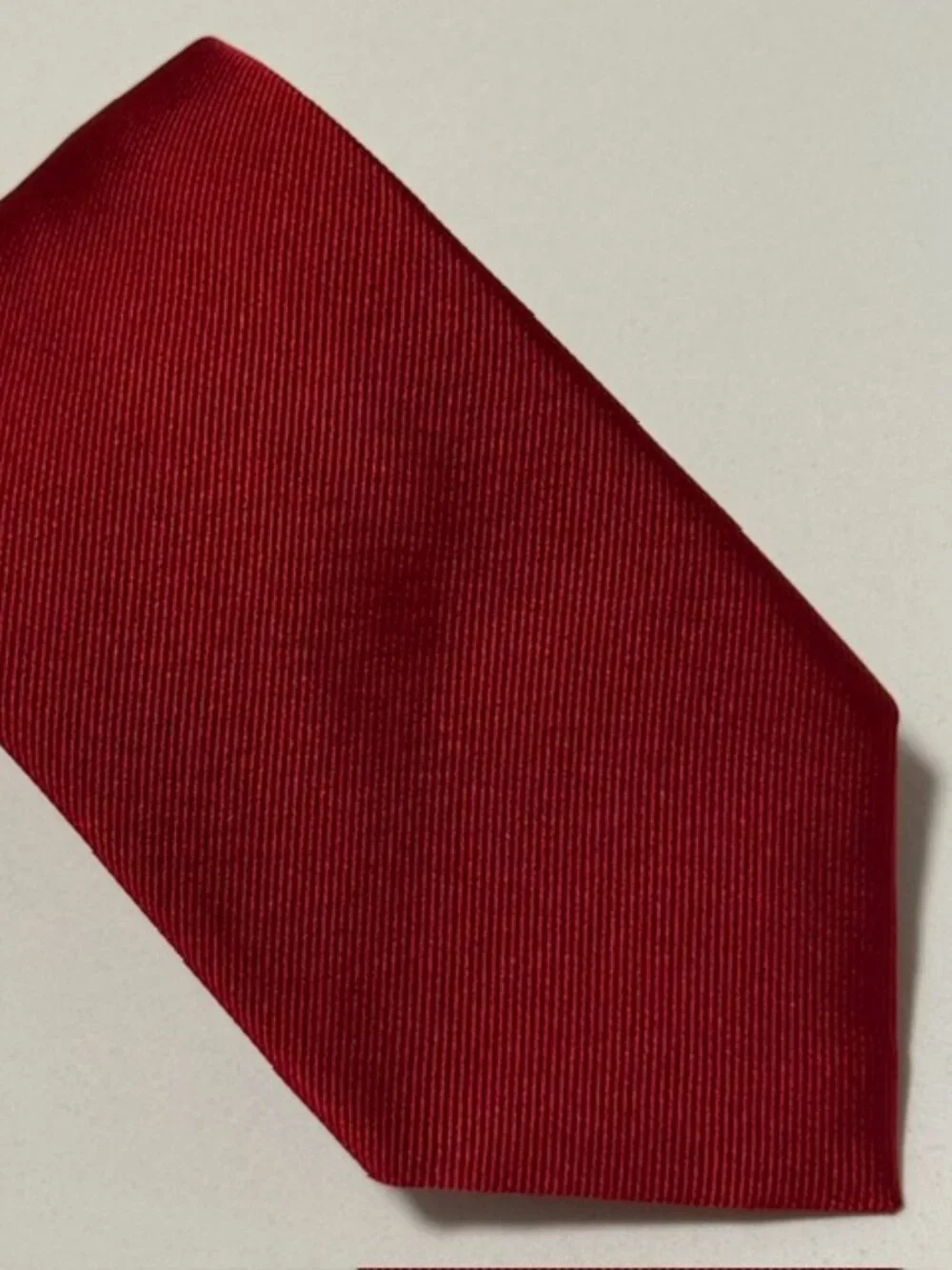 Brioni Solid Red Tie